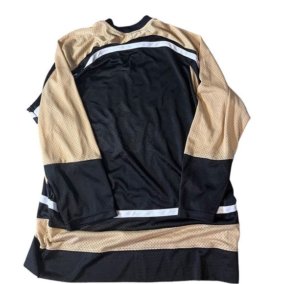 Las Vegas TwentyOne Mesh Hocky Jersey Black and Gold Sz XXL - Picture 2 of 4